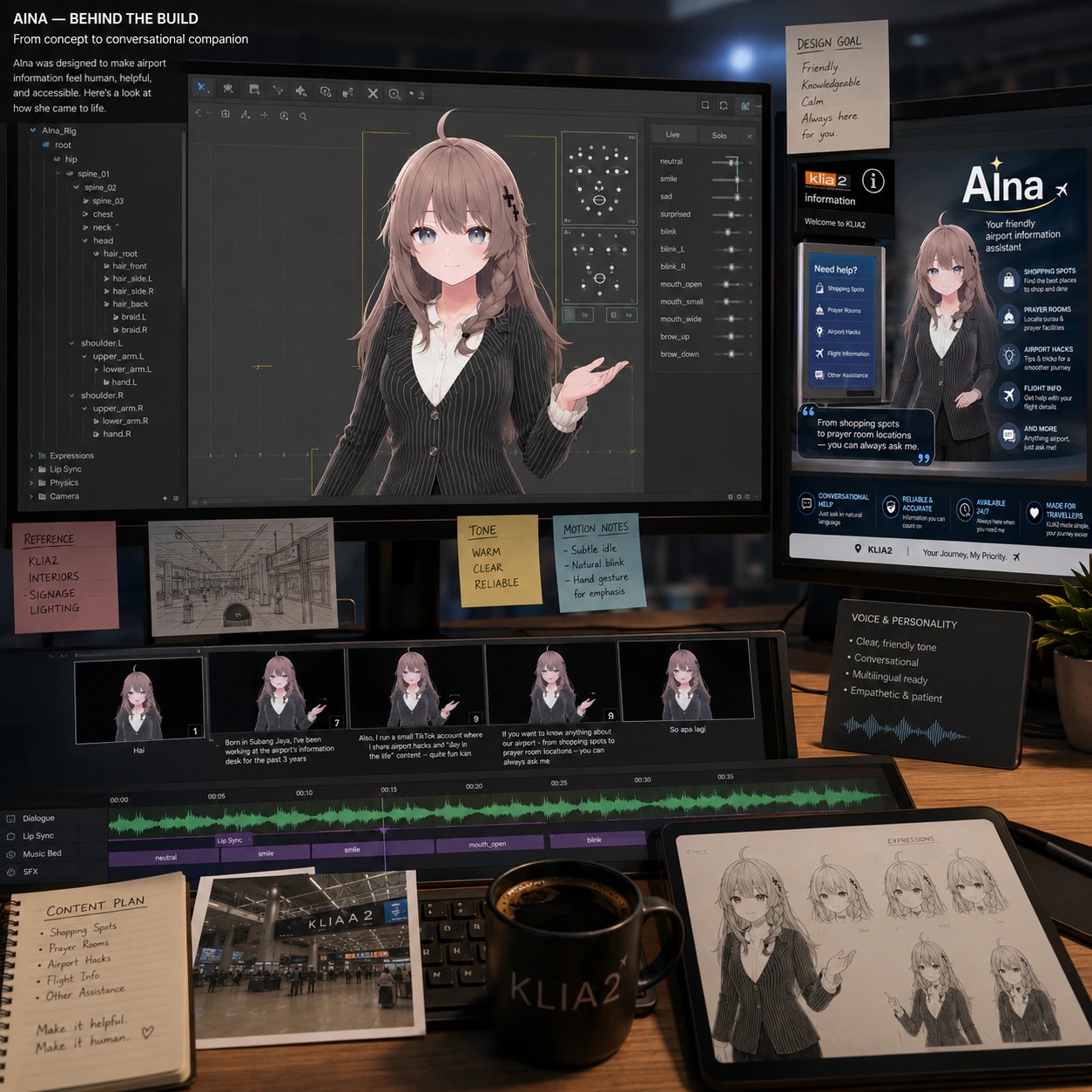 AINA behind the build capture