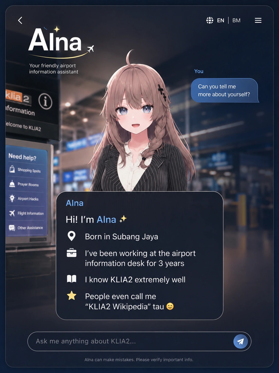 AINA feature capture
