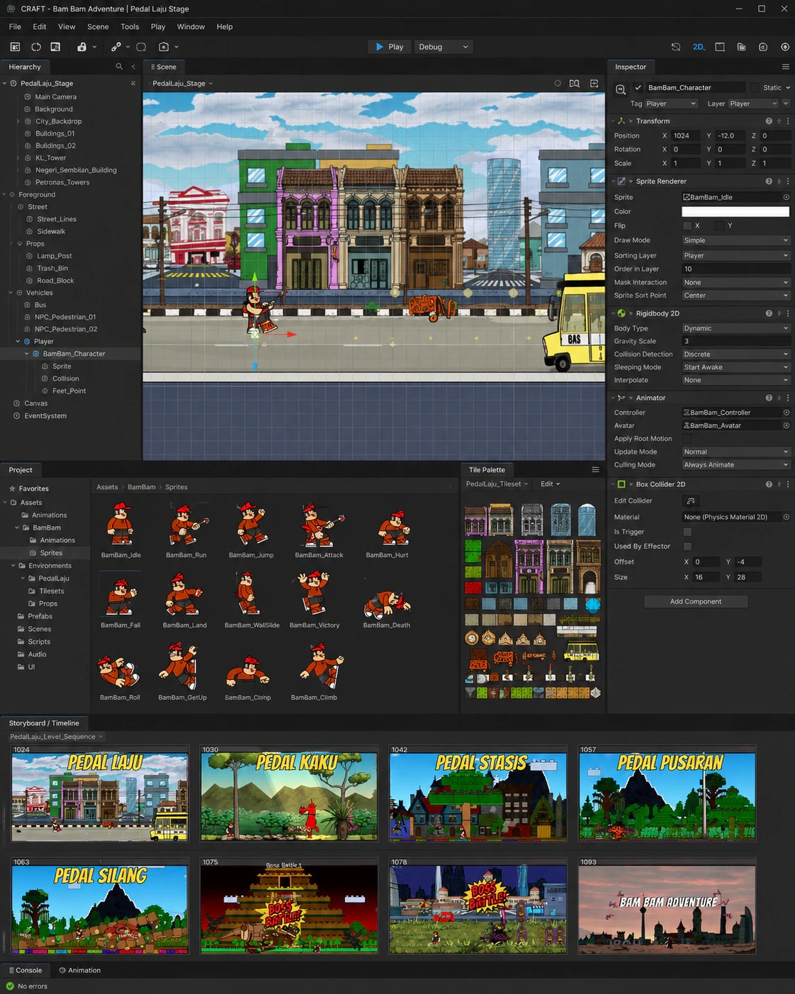 Bam Bam Adventure behind the build capture