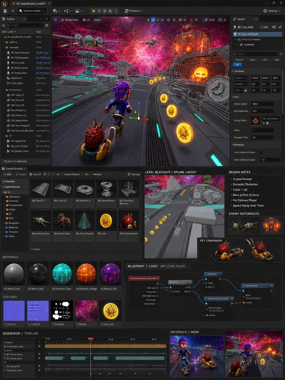 Gamers Runner behind the build capture
