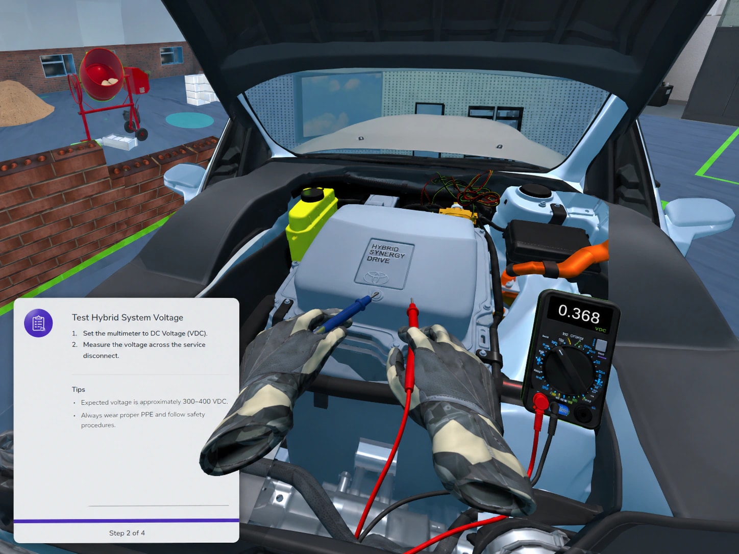 VR Training Simulation (KKM) feature capture
