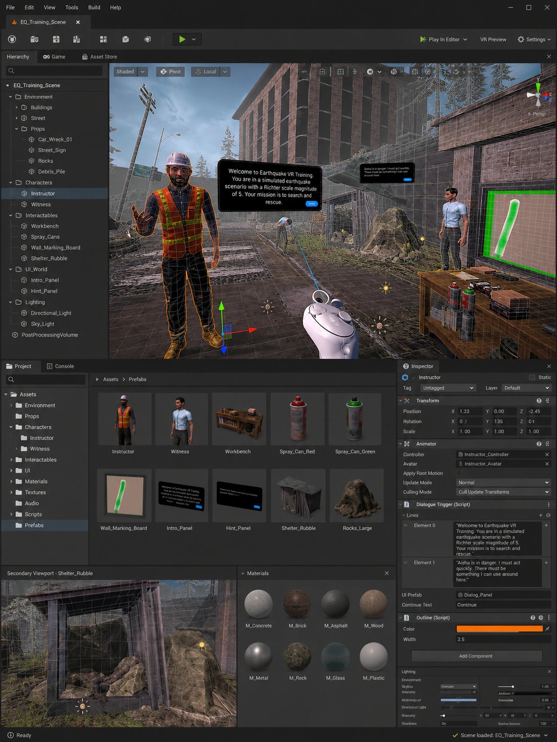VR NADMA POC behind the build capture