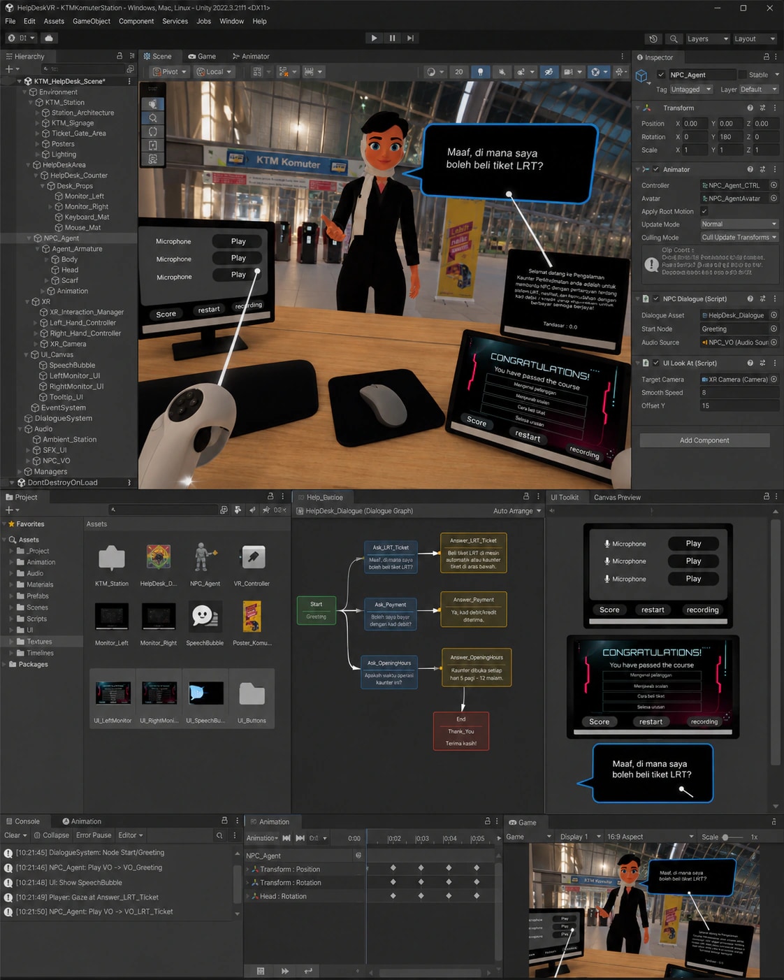 VR PRASARANA POC behind the build capture