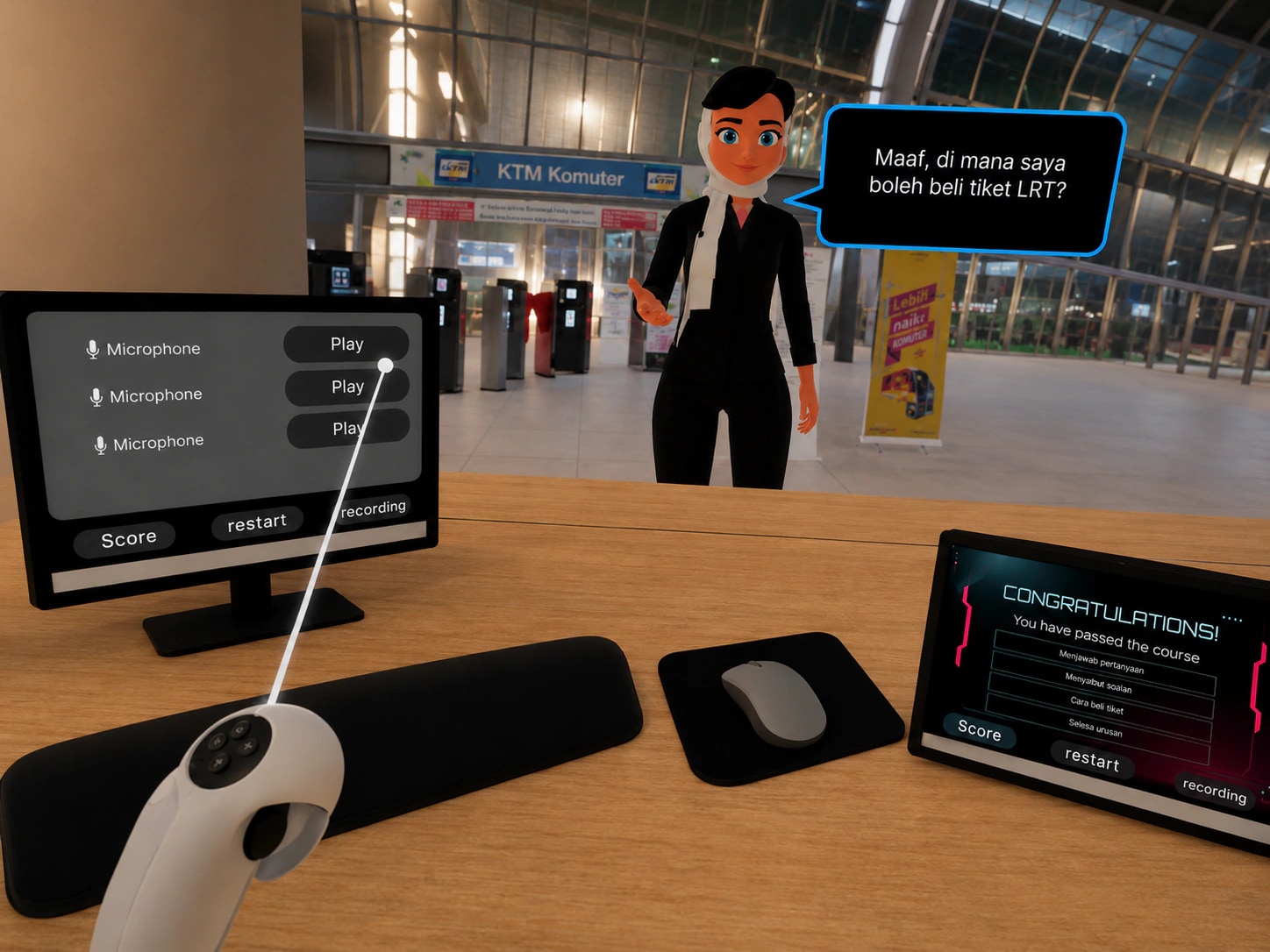 VR PRASARANA POC feature capture